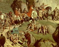 Charlemagne crossing the Alps in 773, detail of the Emperor and his retinue - Eugene Roger