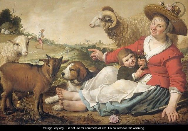 The Shepherdess 1628 - Jacob Gerritsz. Cuyp