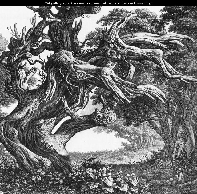 Fantastical Tree c. 1830 - Carl Wilhelm Kolbe