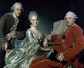 John Jennings Esq. and His Brother and Sister-in-Law, 1769 - Alexander Roslin