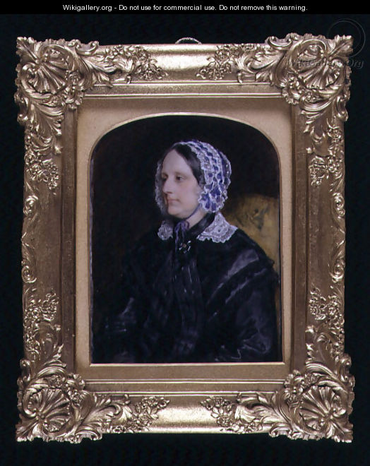 Portrait miniature of an unknown lady, 1852 - Sir William Charles Ross