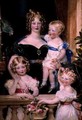 Mrs George Bankes and her Children, Georgina, Maria and Edmond, 1830 - Sir William Charles Ross