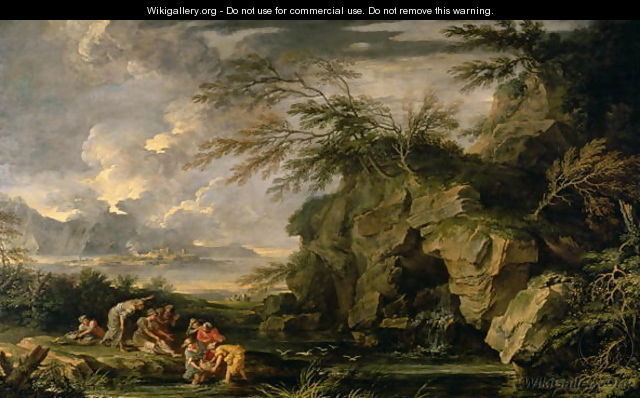 The Finding of Moses, 1660-1665 - Salvator Rosa