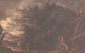 Landscape with Mercury and the Dishonest Woodman, c.1650 - Salvator Rosa