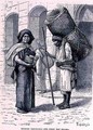 Mexican Tortillera and Straw Mat Seller, from The Ancient Cities of the New World, by Claude-Joseph-Desire Charnay, pub. 1887 - (after) Ronjat, Etienne