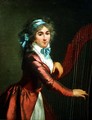 Portrait of a Young Harpist - Adele Romany