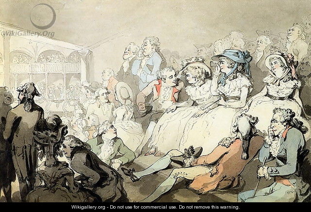 An Audience Watching a Play, c.1785 - Thomas Rowlandson