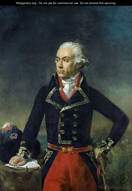 Charles-Francois du Perier Dumouriez 1739-1823 after a painting by Jean Antoine Houdon, 1834 - Jean Sebastien Rouillard