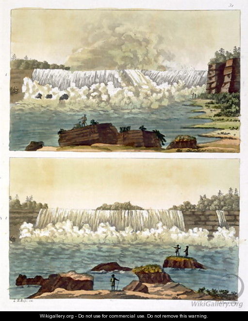 Niagara Falls, 1818 - L.A. Rossi