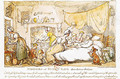 Miseries of Human Life: Introductory Dialogue, published by R. Ackermann, 1807 - Thomas Rowlandson
