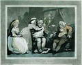 A Visit to the Uncle, aquatinted by Francis Jukes 1747-1812, pub. by E. Jackson, 1786 - Thomas Rowlandson