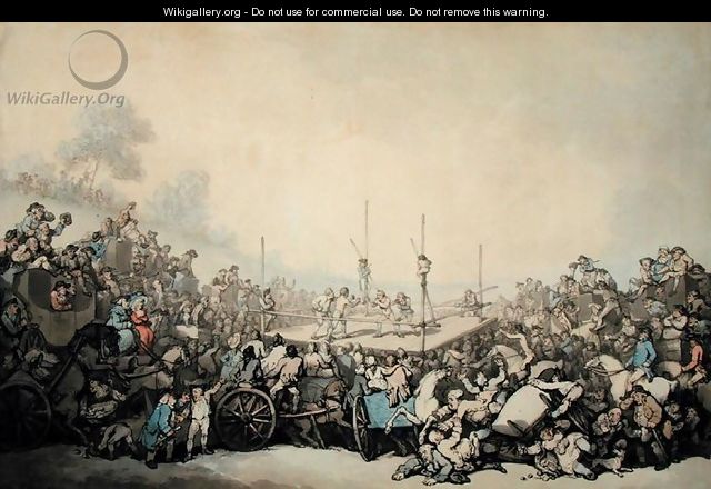 The Prize Fight, 1787 - Thomas Rowlandson