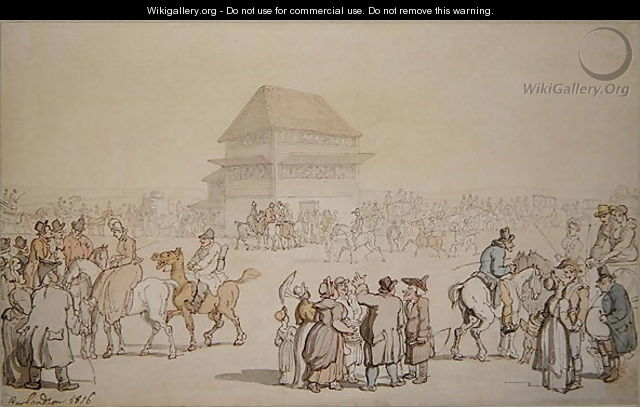 A Crowded Race Meeting, 1816 - Thomas Rowlandson
