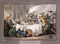 The Gourmets, plate 9 from Comforts of Bath, 1798 - Thomas Rowlandson