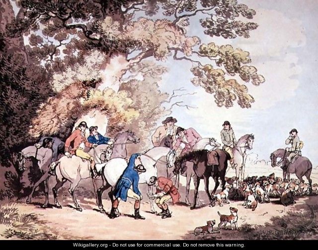 Going out in the Morning, 1787 - Thomas Rowlandson