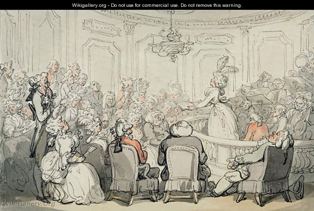 The Concert, from Scenes at Bath, c.1795-1800 - Thomas Rowlandson