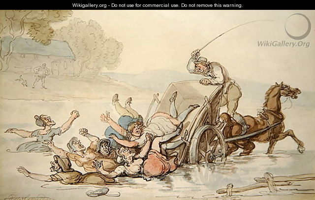 The Carter and the Gypsies - Thomas Rowlandson