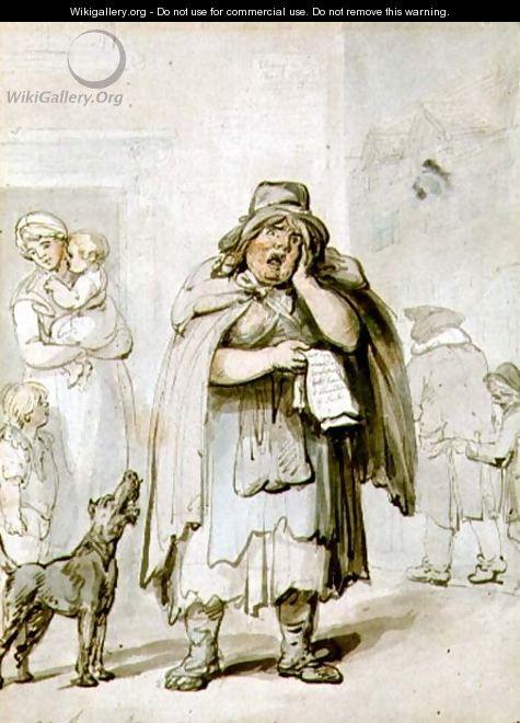 Last Dying Speech and Confession - Thomas Rowlandson