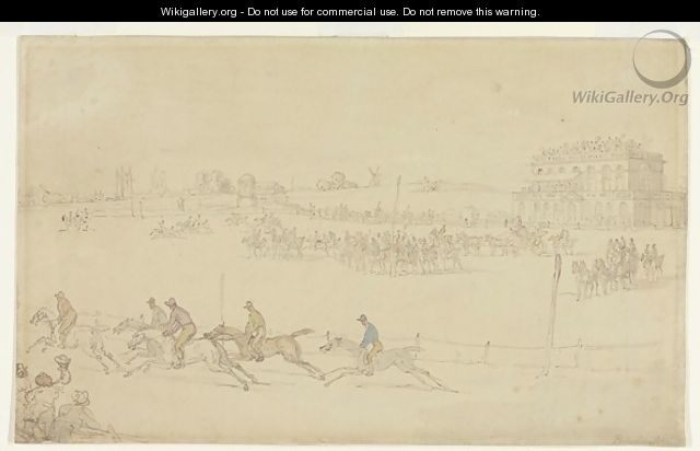A Race of the Knavesmire at York - Thomas Rowlandson
