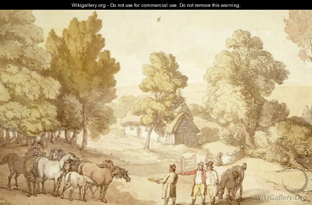 The Horse Trader, 1816 - Thomas Rowlandson