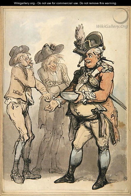 The Recruiting Sergeant, c.1790 - Thomas Rowlandson