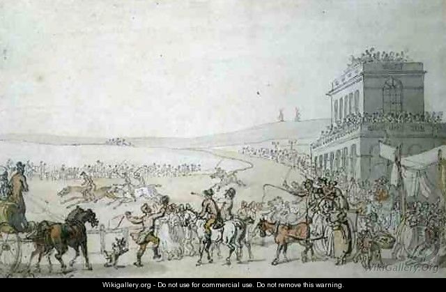 Brighton Races, 1816 - Thomas Rowlandson