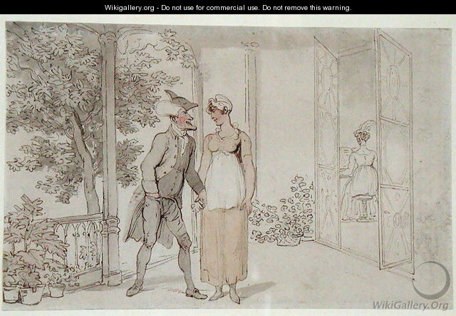 Amorous Attentions, c.1800 - Thomas Rowlandson