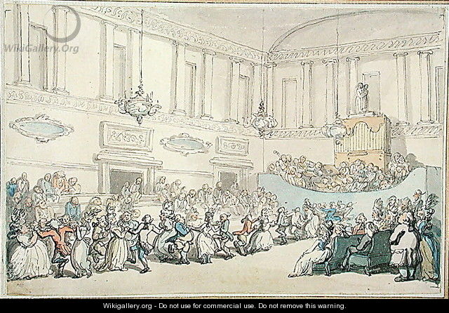 The Ball, from Scenes at Bath - Thomas Rowlandson