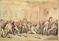 Angelos Fencing Room, pub. 1787 - Thomas Rowlandson