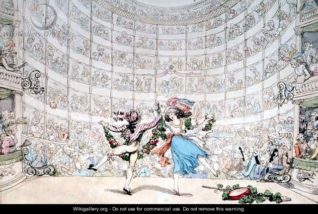 The Pantheon, Oxford Street, published by S.W. Fores, 1791 - Thomas Rowlandson