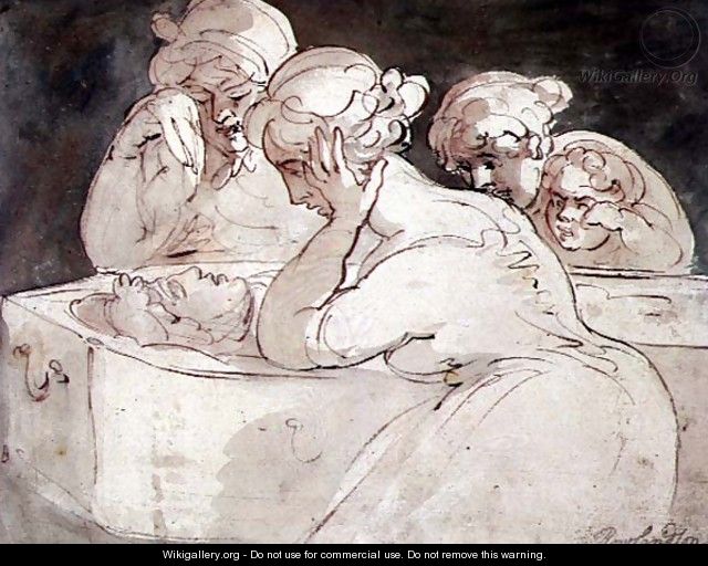 The Mourners, 1815 - Thomas Rowlandson