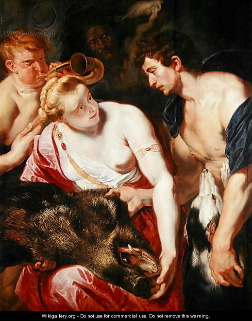 Meleager and Atalanta - (studio of) Rubens, Peter Paul