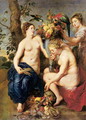 Ceres with Two Nymphs, c.1624 - and Snyders, F. Rubens, Peter Paul
