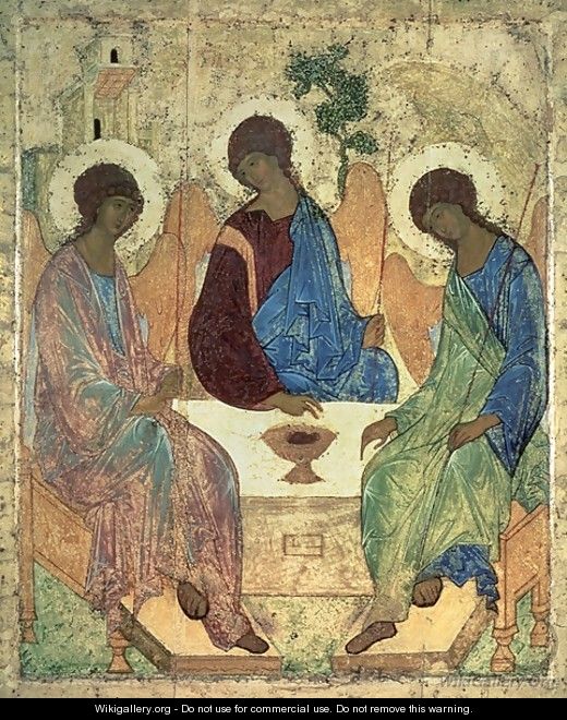 The Holy Trinity, 1420s - Andrei Rublev