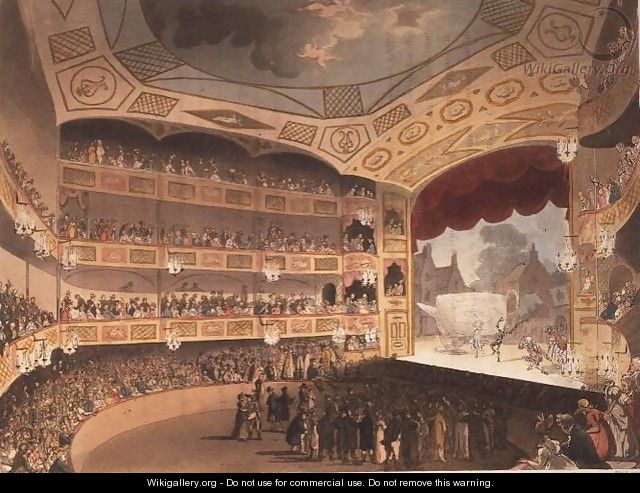 Royal Circus from Ackermanns Microcosm of London - & Pugin, A.C. Rowlandson, T.