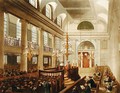 Synagogue, Dukes Place, Houndsditch, from Ackermann