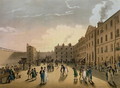 Kings Bench Prison exterior, from Ackermanns Microcosm of London - & Pugin, A.C. Rowlandson, T.