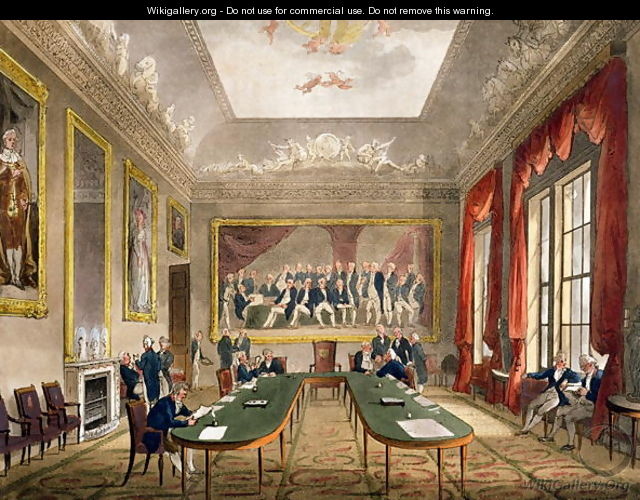 Trinity House from Ackermanns Microcosm of London - & Pugin, A.C. Rowlandson, T.