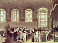 The Court of Chancery, Lincolns Inn Fields, 1808 from Ackermanns Microcosm of London - & Pugin, A.C. Rowlandson, T.