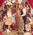 April Fools with the Shopkeeper - Norman Rockwell