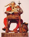 Santa at his Desk - Norman Rockwell