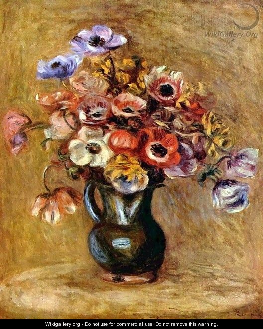Anemones 3 - Pierre Auguste Renoir