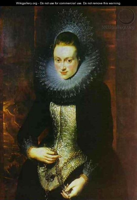 Portrait of a Lady with a Rosary - Peter Paul Rubens