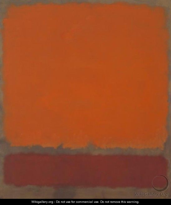 Orange, Red and Red - Mark Rothko (inspired by)