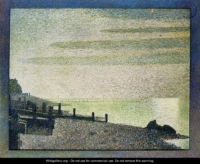 Evening at Honfleur - Georges Seurat