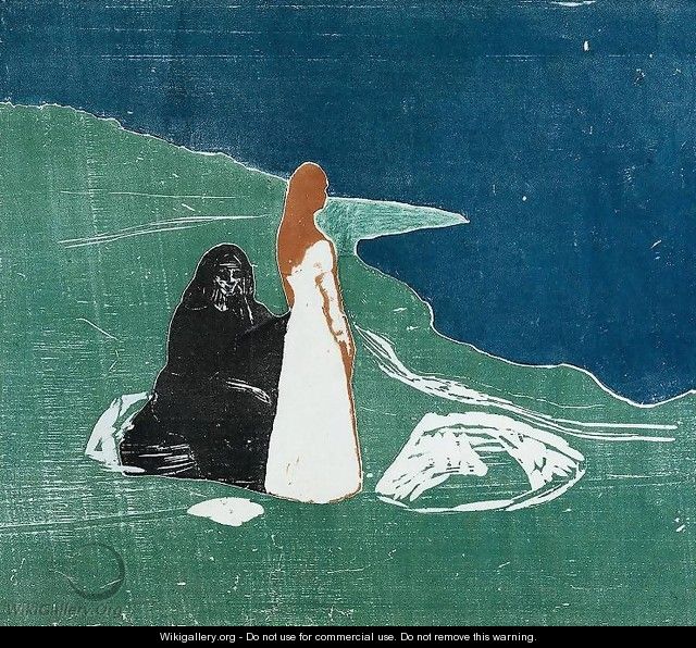 Two Women at the Beach - Edvard Munch