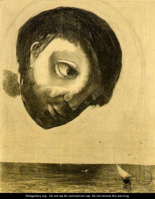 Guardian Spirit of the Waters - Odilon Redon