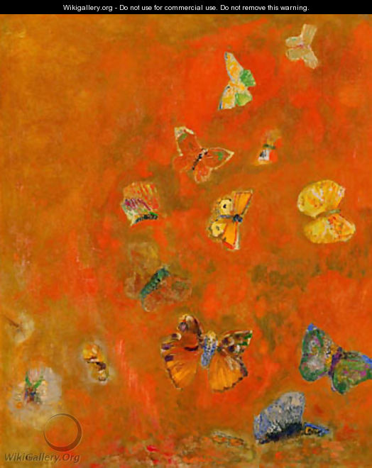 Evocation of Butterflies - Odilon Redon