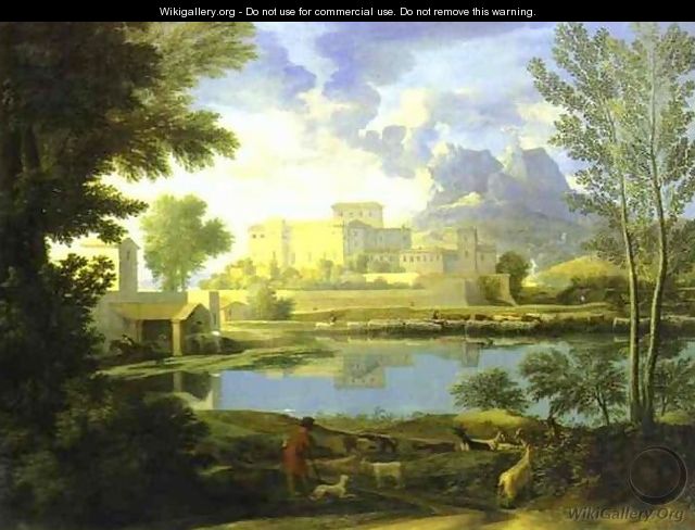 The Castle in Calm Weather - Nicolas Poussin