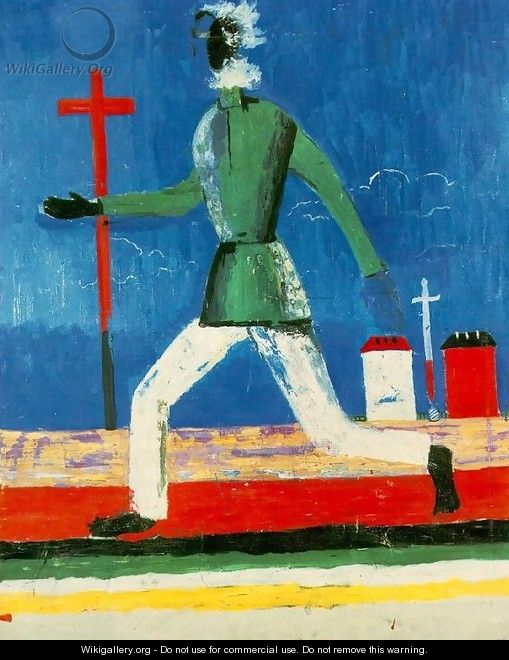 Running Man - Kazimir Severinovich Malevich